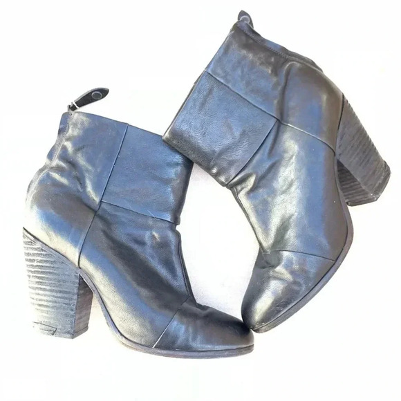 Rag & Bone Black Bootie Size 6.5 - Picture 1 of 8